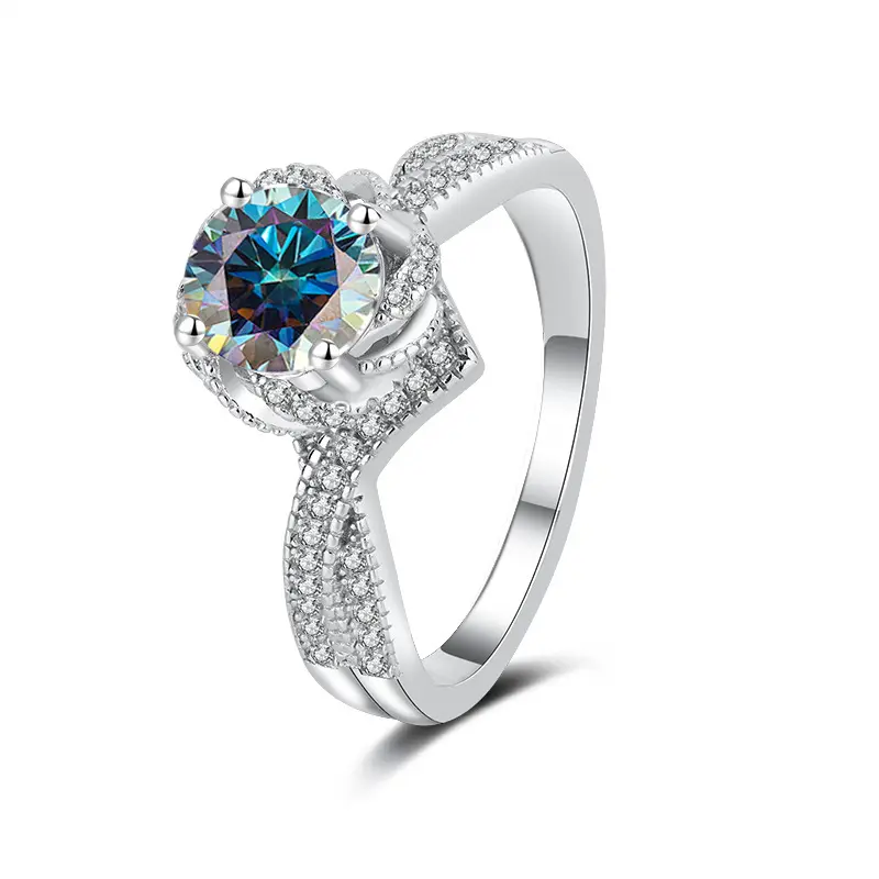 1 carat (Rainbow Blue Mozambique Diamond