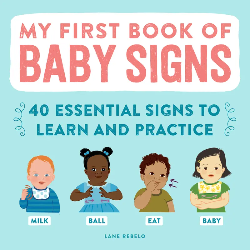 Used ASL Educational Storybook - My First Book of Baby Sign Language, 40 Real ASL Signs & Alphabet, Interactive Storytime Learning Aid, Vibrant Illustrated Paperback English Guide for 0-3 Year-Olds by Rebelo Lane (School & Educational Supplies)