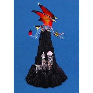'Castle Mountain' Glass Dragon Figurine