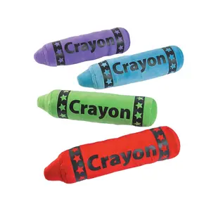 13" Stuffed Crayon Assortment - 12 Pc.