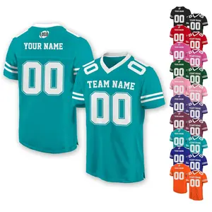 Custom Men Women Youth American Football Jersey, Personalized Football Jersey, Customized Team Name Number Football Team Jersey Shirt 596