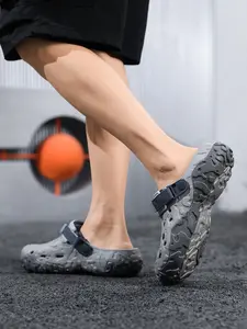 Men's Hole Shoe Summer Outdoor Sandals, Thick Sole Anti-Slip Beach Slippers, New Arrival 2026 Men's Sports Flip Flops, Casual Outdoor Sandals