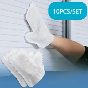 10PCS/set Microfiber Dusting Gloves - Versatile for Both Wet And Dry Use, Easy to Use As a Cloth Glove, Convenient for Dusting, Suitable for Cleaning Kitchens, Living Rooms, Bedrooms, Cars, Furniture, Windows, home cleaning essential