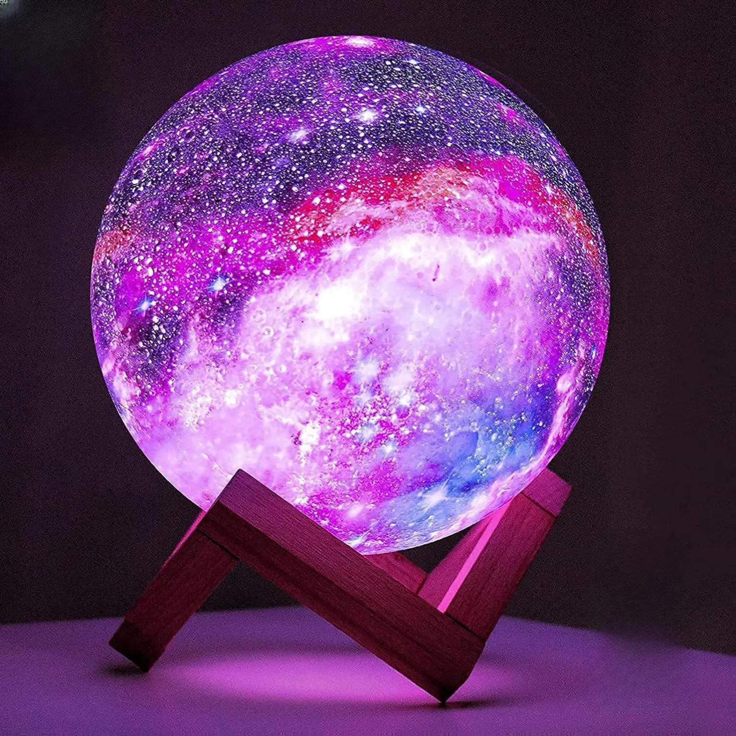 Moon Lamp Galaxy Lamp LED 3D Moon Light, Remote & Touch Control Moon Night Light Gifts for Girls Boys Kids Women Birthday