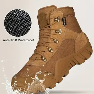Trendy Shoes 2025 Classic Men'S Dark Brown Mid-Cut 6-Eyelet Boots - Thickened Winter Hiking & Motorcycle Boots | Perfect For Work, Travel & Sports