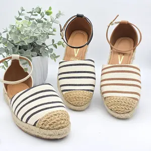 Comfortable Brazilian Espadrilles for Women - Striped Design, Ideal for Every Occasion, Stylish & Versatile Shoes