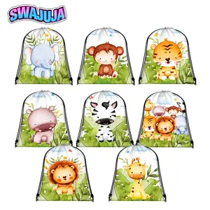 8/24Pcs animal-themed drawstring bags, perfect as Party Favors Assortment, great for zoo or farm-themed birthday celebrations, and also suitable for fitness and travel use, Party Favor Packs, Party Gift