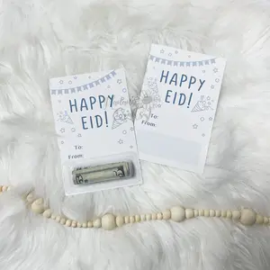 Blue - Happy Eid Money Cards