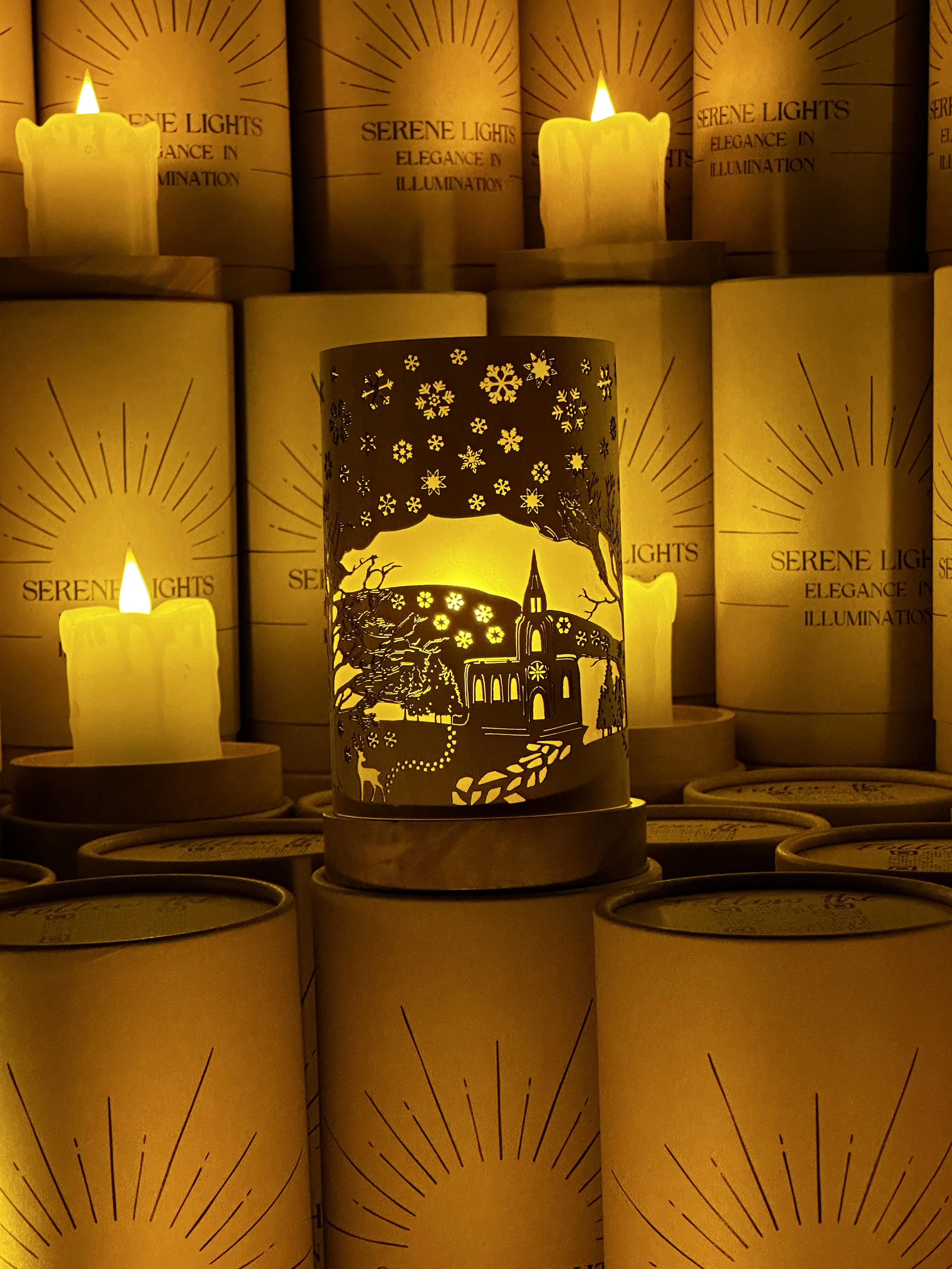 Remote-Control Stylish Candles - Batteries-Powered, 18-Hour Lithium Ion, 1 Swappable Design, Automatic Adjustable Warm Rechargeable Light, Texas Home Decor, Housewarming Gift, Remote-Control Candles