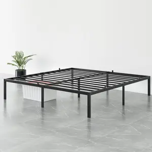 Garvee Versatile Metal Platform Bed Frames with Storage and Steel Slat Support, No Box Spring Needed, Noise-Free, Heavy Duty, Easy Assembly, Available in Twin, Full, Queen, and California King Sizes