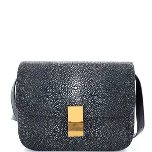 Pre-owned Celine Stingray Shoulder Bags Classic Box Bag Medium by Rebag