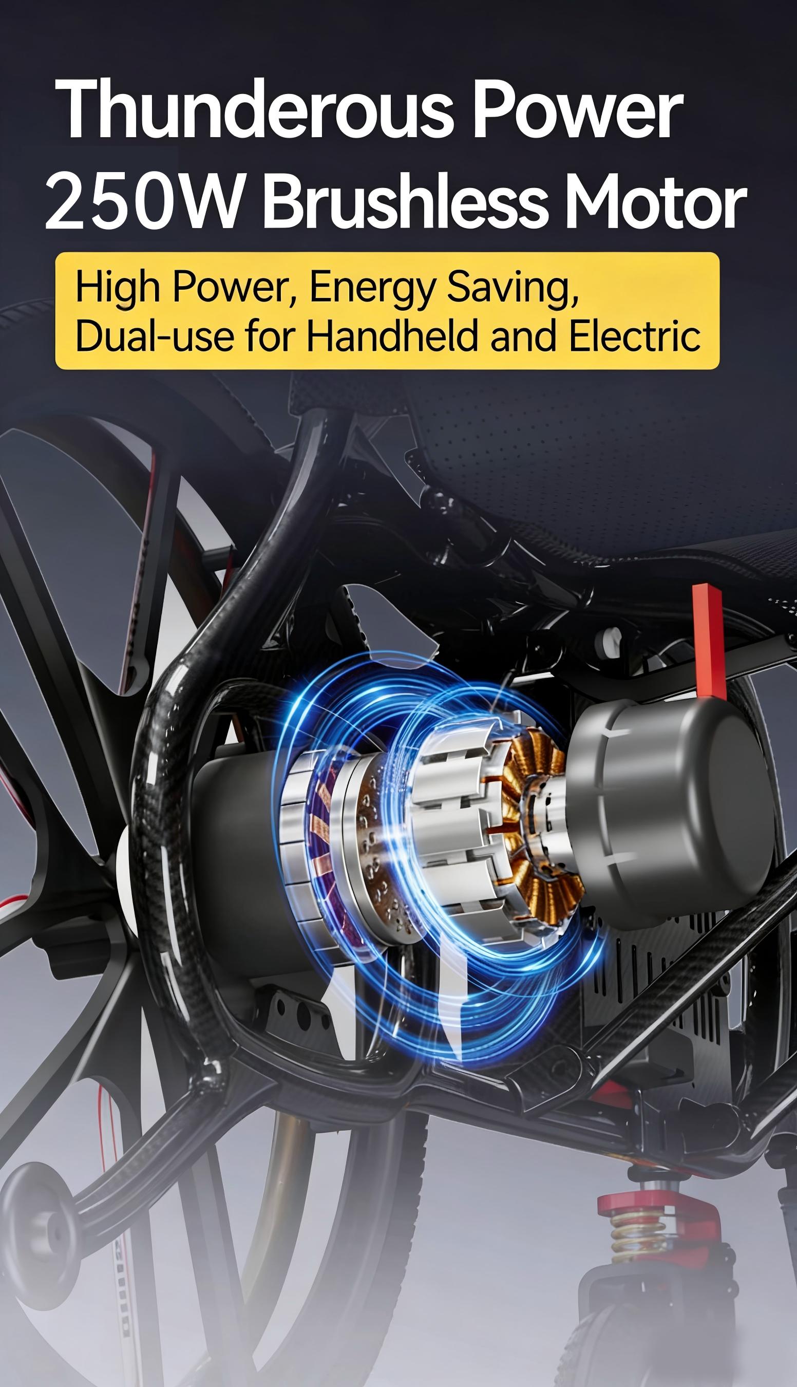 Zigtik EW9 Adults Electric Wheelchair Lightweight Folding - 15 Miles Long Travel Motorized Mobility Chair