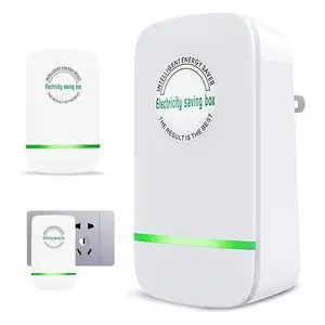 2026 upgraded electricity-saving box smart energy saver plug with voltage optimization and surge protection power saver device for home, office, factory, restaurant; 90–250 V plug-and-play energy-saving box for household appliances