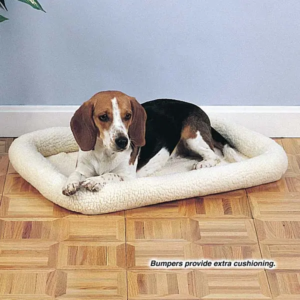 Pet Pals ZW250 24 Slumber Pet Sherpa Crate Bed 23.75 x 16.75 In