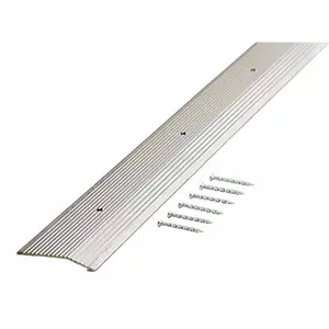 212 MAIN Extra Wide Fluted Carpet Trim, 2x36 in Pewter Trim, Model 43858 (for Sailing Water Sports), Fluted Trim