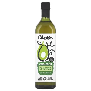 Chosen Foods Avocado Oil & Extra Virgin Olive Oil, 25.4 fl oz (750 ml)