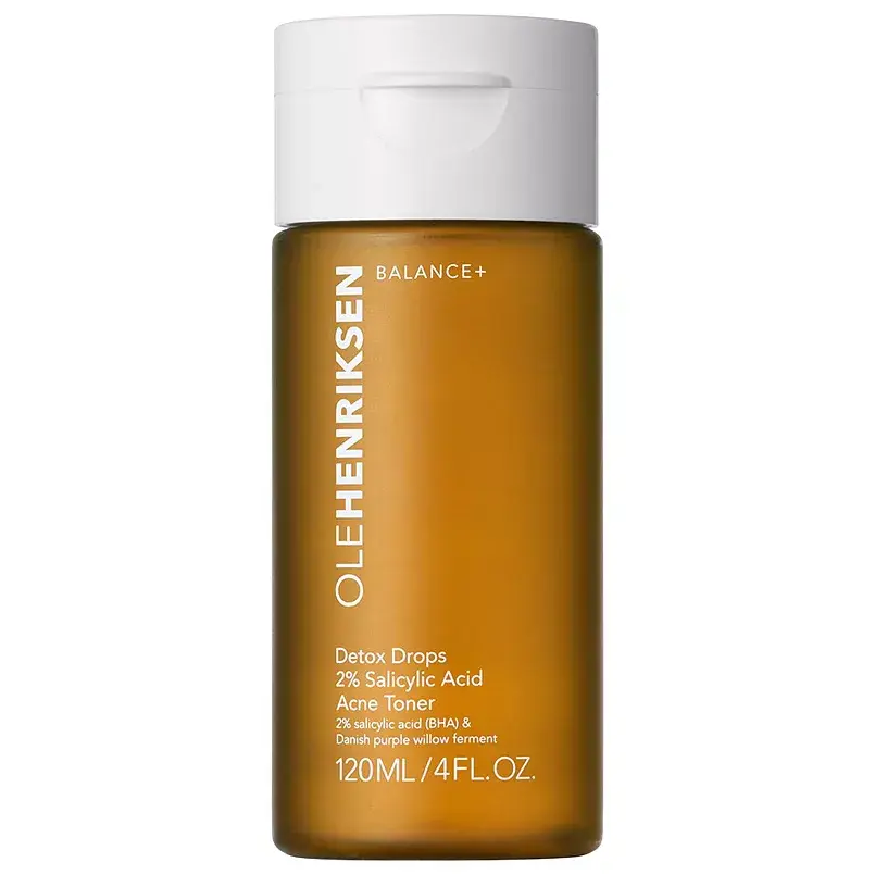 OLEHENRIKSEN Detox Drops 2% Salicylic Acid Acne Toner 120ml 4 oz Balance+