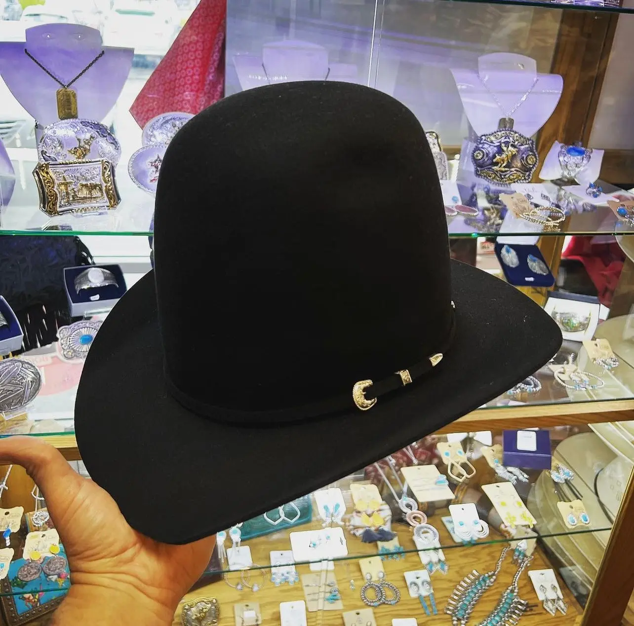 Tacchino 10X Tall Crown Black Felt