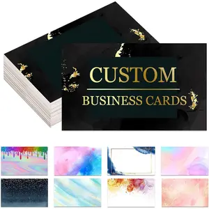 Custom Business Cards Customize with Logo Personalized Business Cards Customizable 1000 500 200 100 for Small Business Customized Double-Sided Printing Waterproof Business Card