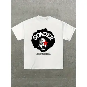 Women's Retro Printed Short Sleeve Cotton Material Comfortable and Breathable Top Machine Washable Tee