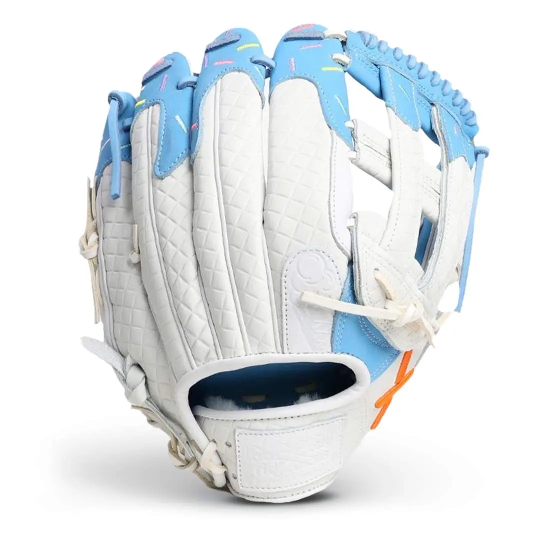 Unisex Leather Softball Glove, Ice Cream Theme Design, Multi-Size Custom Fit Baseball & Softball Sports Equipment