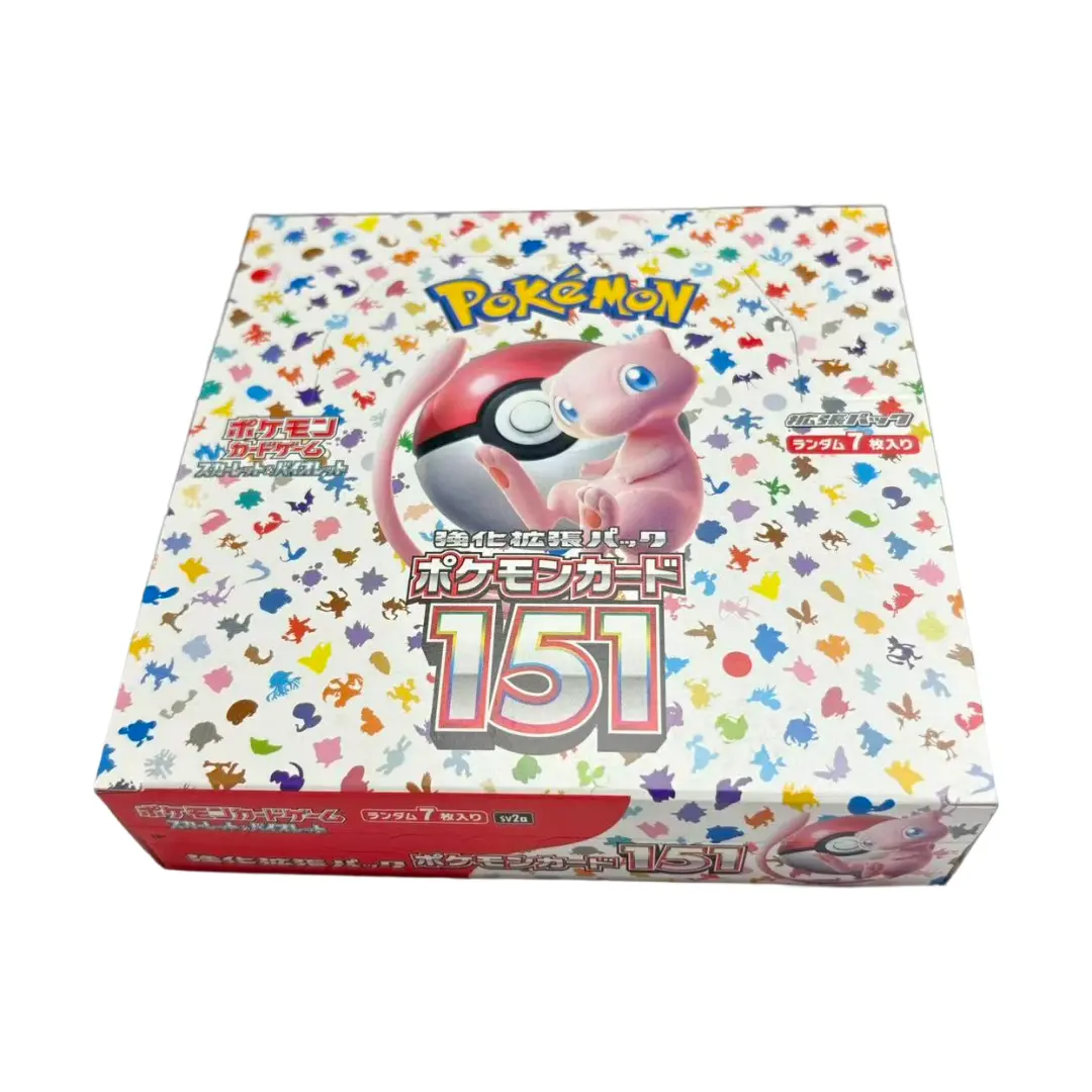 Pokemon TCG Scarlet & Violet 151 Japanese Booster Box NO SHRINK WRAP - 20 Booster Packs, 7 Cards Each - TikTok Shop Pokemon TCG Scarlet & Violet 151 Japanese Booster Box NO SHRINK WRAP - 20 Booster Packs, 7 Cards Each - TikTok Shop
