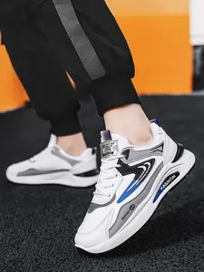 Men's Comfortable Soft Sole Sports Shoes, Breathable Lightweight Running Shoes, Road Running Shoes, Non-Slip Athletic Sneakers for All-Day Wear