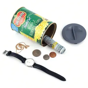 Hidden Security Compartment Safe Box Set, Food Can Secret Storage Container, Kitchen Cabinet Cash Hidden, Fake Money Prop