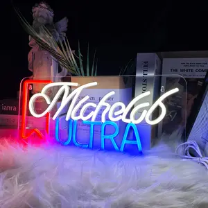 Beer Neon Light Wall Decor Sign, Decorative Neon Sign, Bar LED Sign, Men Cave Lighting, Bedroom Home Bar Shop Party Hotel Game Room Decoration Gift