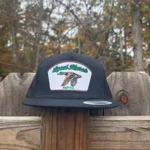 Black Yupoong Local Marsh Mallard Hat Co. - Classic Snapback with Embroidered Patch