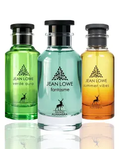 Lattafa 3-Piece Unisex Fragrance Bundle - Jean Lowe Verde Aura, Fantasme & Summer Vibes - Gifts for Adults