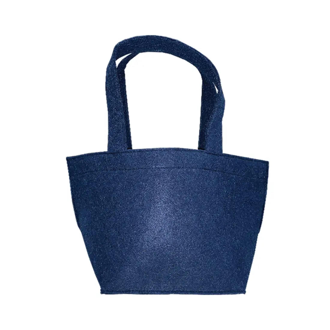 Navy Felt Easter Bucket Personalized Bunny Egg Hunt Basket#M959VL-NAVY