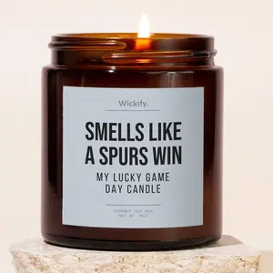 Smells Like A Spurs Win Candle, Spurs  Basketball Candle, Spurs Game Day Decor, Spurs Gifts, Spurs Merch, Spurs Basketball Gift, Spurs Decor, Game Day