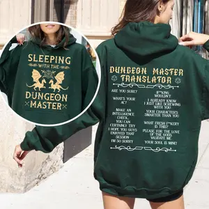 H0uses and Humans Sweatshirt, D&DT-shirt, Sleeping with the Dungeon Master Sweater Hoodie