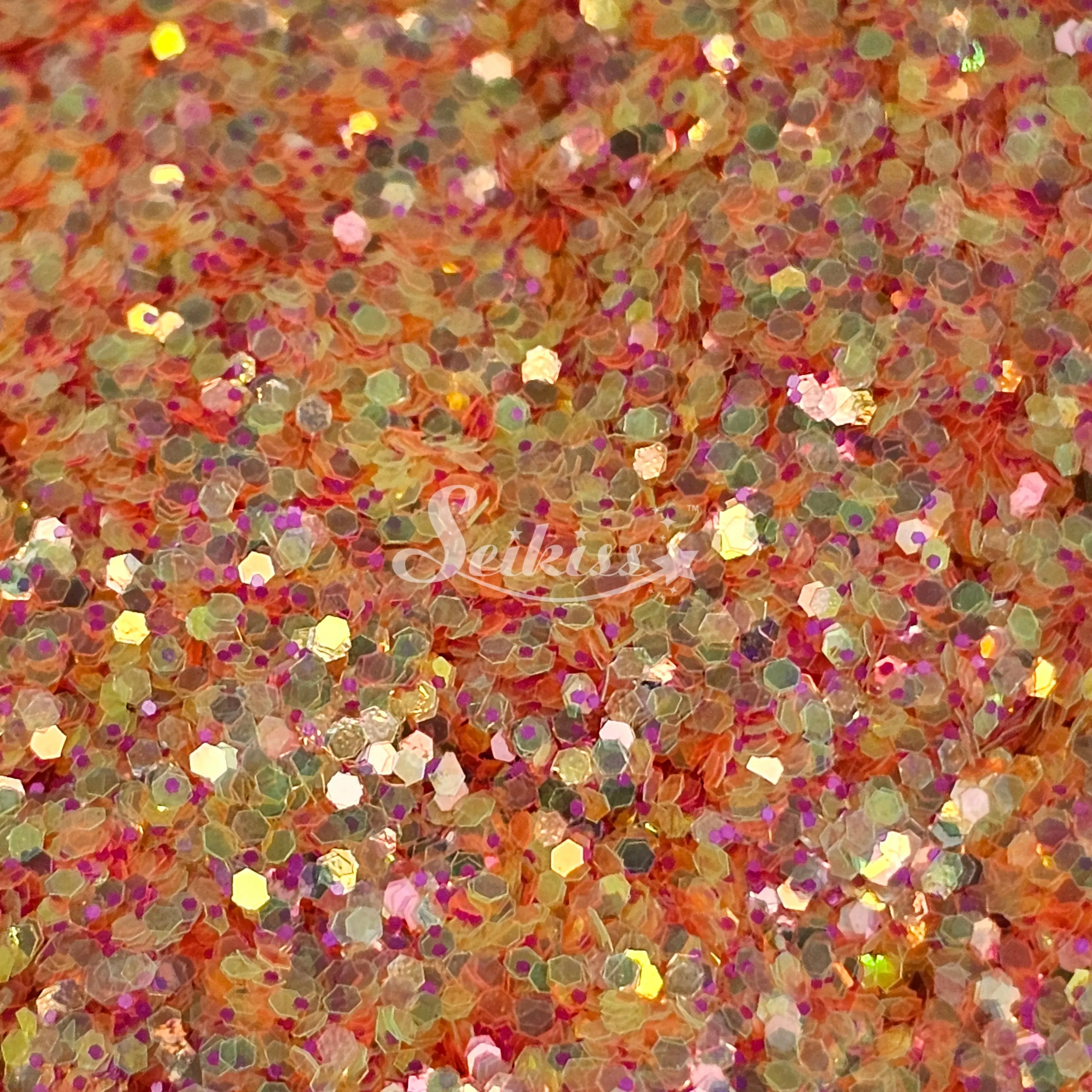 Summer Metallic Small Glitter - Orange Glitter