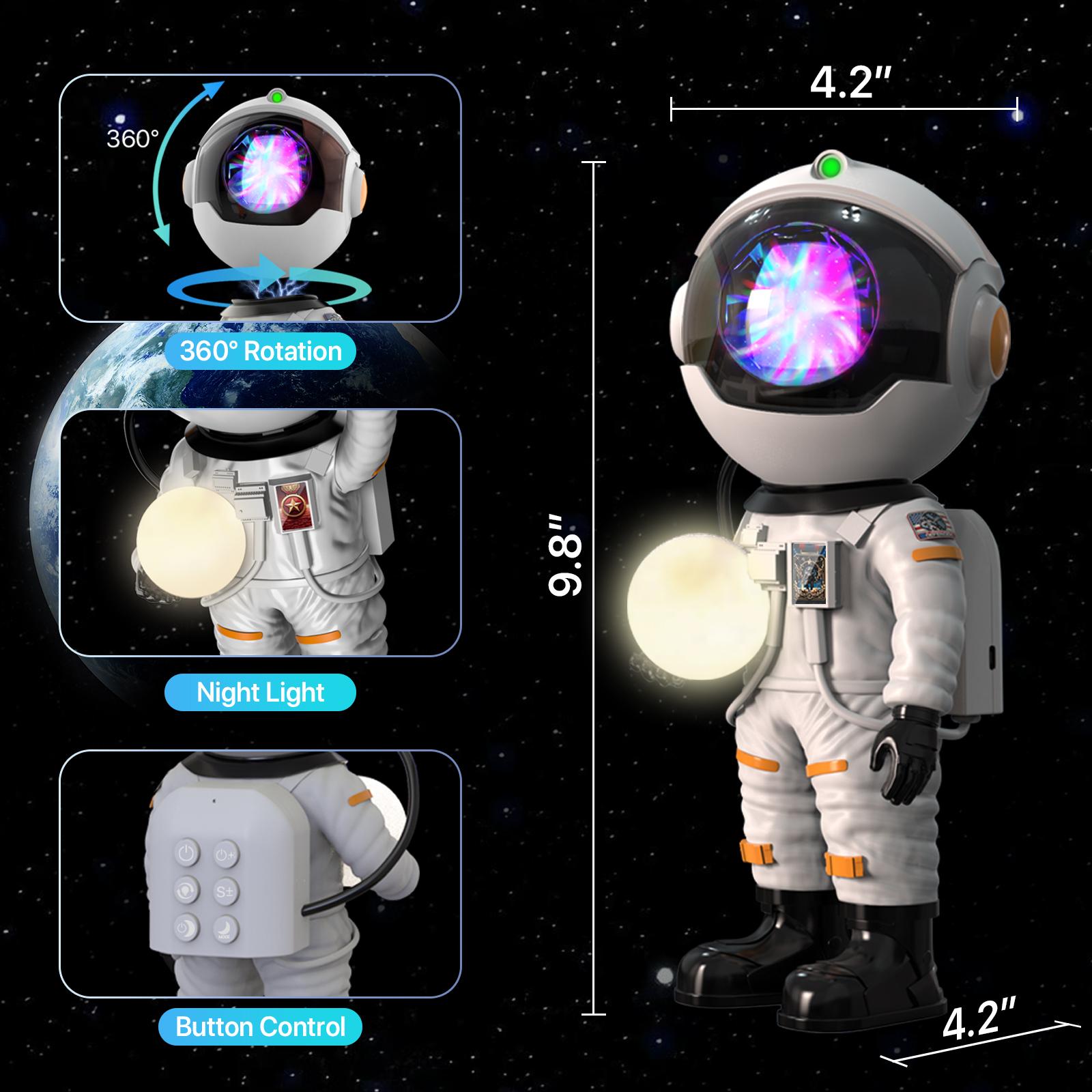 【Giftideal】Astronaut Galaxy Projector,Star Projector Light with Remote Control for Kids,LED Light for Bedroom,Christmas,Birthday Party Gift