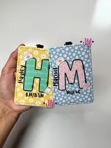 Custom Nurse ID badge holder, ID Badge Holder, Badge Holder, ID Holder, Teacher Accessory, Nurse Badge Holder, Gifts For Nursing Student