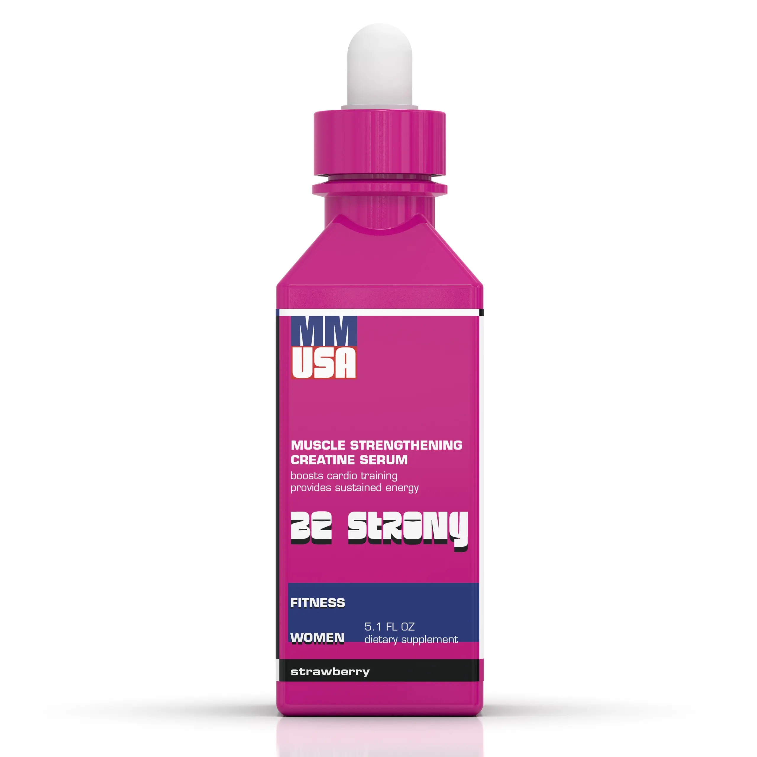 MMUSA Be Strong Pre-Workout Creatine Serum for Women | 30-Day Supply