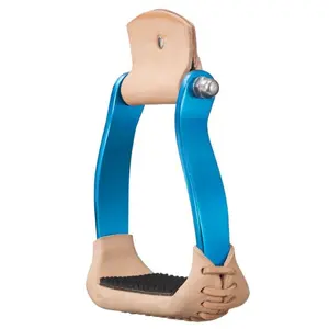 Turquoise Aluminum Stirrup 57-99655C-14-0
