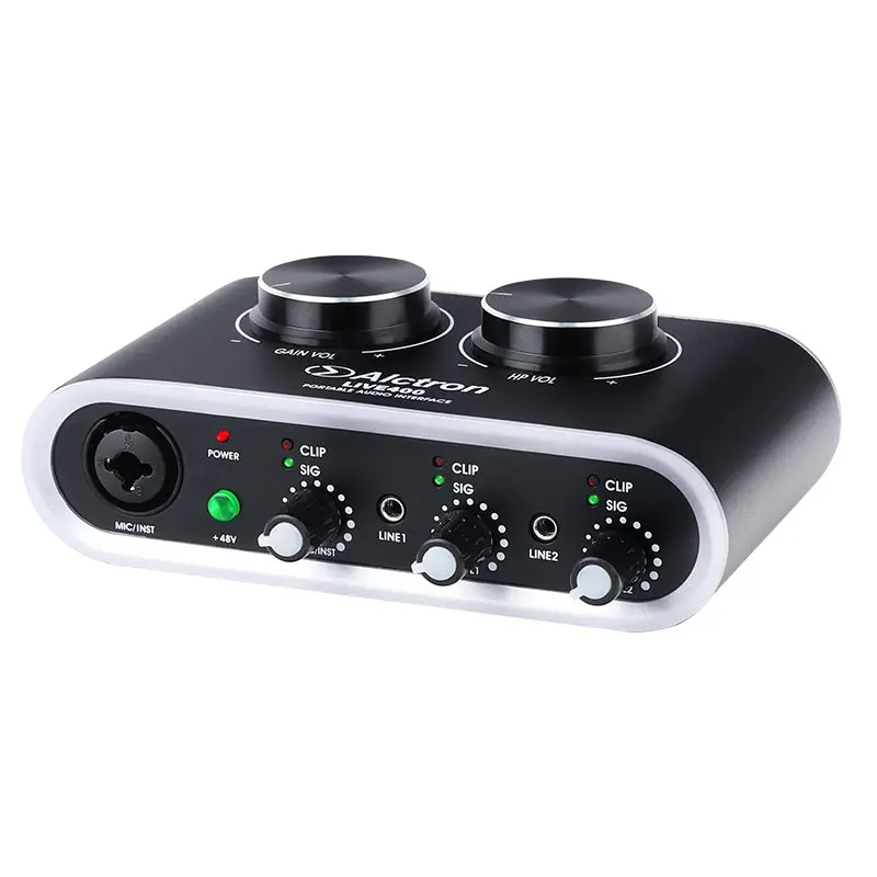 Alctron LIVE400 Portable Audio Interface Phone Compatible