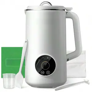 8 IN 1 Nut Milk Maker Machine, 34OZ Capacity Homemade Almond, Oat, Coconut, Plant Based Milks& Non Dairy Beverages, Automatic Pure Copper Motor Soy Milk Maker Blender With Delay Start/Boil Water