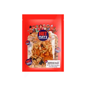 SHIRAKIKU Spicy Rice Crackers 453g - Crispy Japanese Senbei Snacks, New Arrival!
