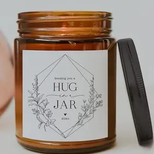 Hugs Scented Candles for Home, Natural Soy Wax, Relaxing Aromatherapy Gifts, Essential Oils Scented, Long-Lasting Candle