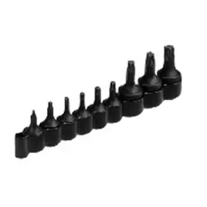 212 MAIN 9-Piece Multi-Size Torx Bit Set (T10-T50) - Alloy Steel, Heat-Treated Driver Bit Set for Hand Tools Applications