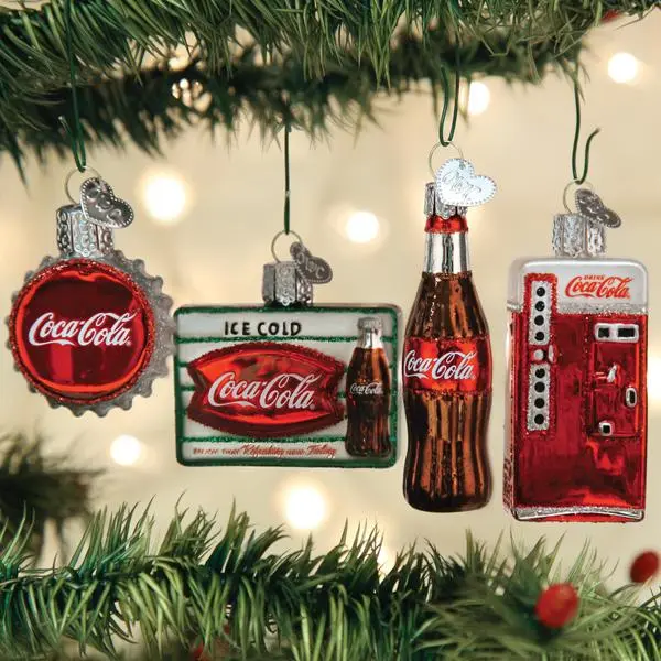 Coca-Cola® Mini Diner Ornament Set, Festive Home Decor Ornaments for Holiday Decorating