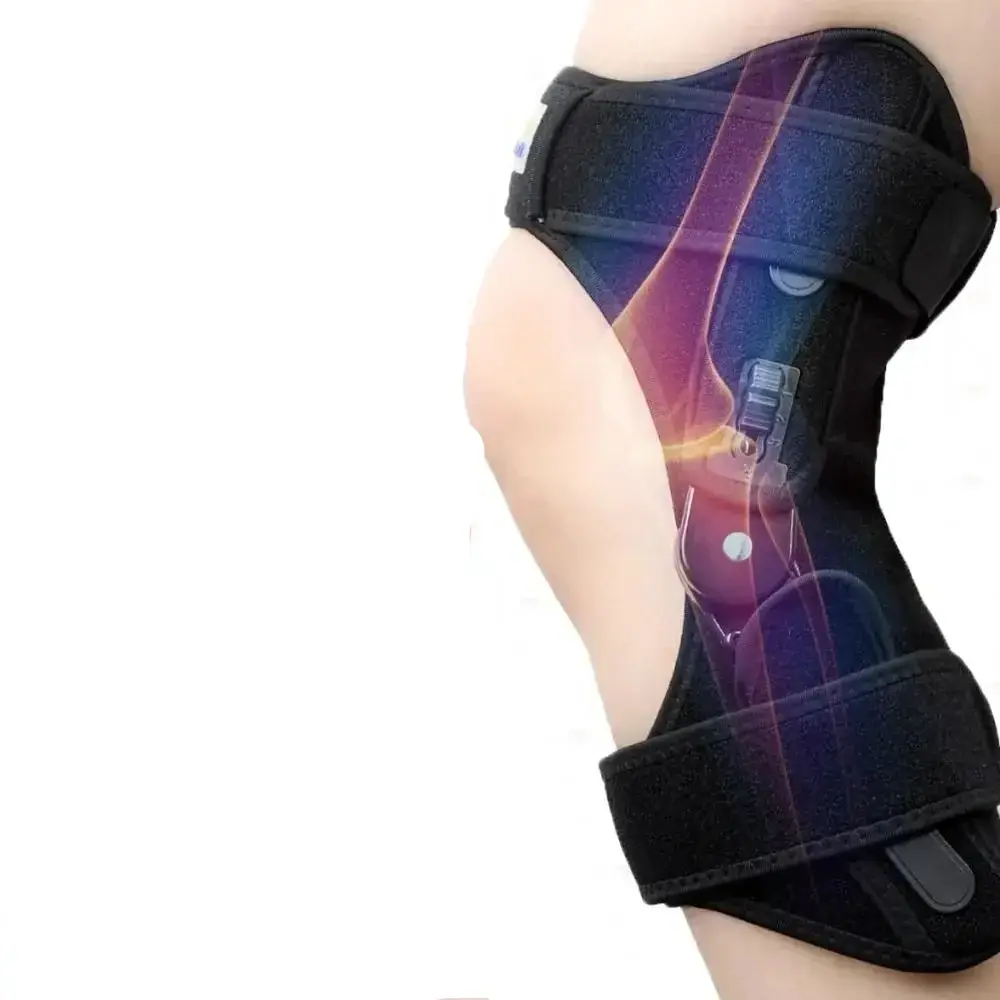Spring Knee Support Pads for Training, Black