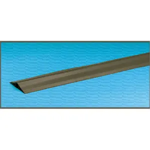 Wiremold 5ft. Gray Corduct On-Floor Cord Protector, Floor Protection, Cord Cover, Flat Fit, Flat Lay, Floor Safety