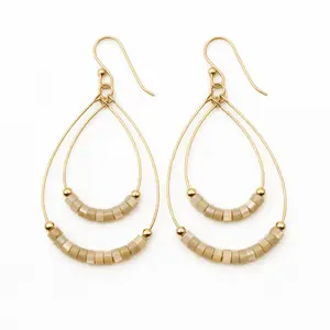 Heishi Ella Cate Earring in NATURAL