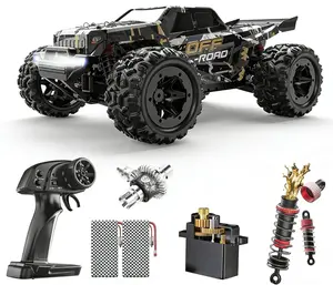 DEERC 1:16 All Terrain Fast RC Cars 40 KPH, 4WD Electric Off-Road Remote Control Monster Truck, 2.4Ghz High Speed Car, Monster Truck with 2 Batteries