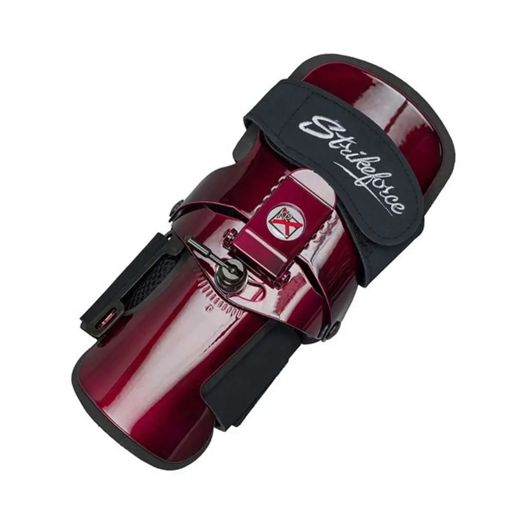 KR Strikeforce Pro Rev 2 Control Bowling Wrist Support, Shorter Design in Lightweight Duraluminum for Adjustable Power and a Consistent Ball Roll, Right Hand Large, Feather-Light Duraluminum, Light To Medium Lane Conditions